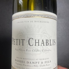 【引き渡し済み】750ml プティ シャブリ 2021 ダニエル ダンプ の画像