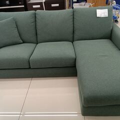 ★ジモティ割あり★  ソファ グリーン H70×D84（140）...
