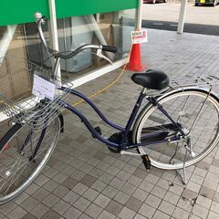 ★ジモティ割あり★  軽快車 27インチ パープル クリーニング...