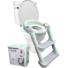 【お譲りします】NEXUS SPITZE 補助便座 トイレトレーナー（ミントグリーン）★¥2,500の画像