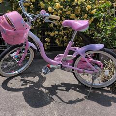 【引き取り限定】18インチ自転車 女の子向け 引き取り限定】18インチ自転車 女の子向け 自転車