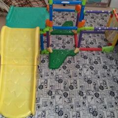 滑り台付きジャングルジム