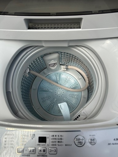 引取】アクア 洗濯機 4.5kg AQW-S4MBK ☆2022年製☆動作確認済 引取】アクア 洗濯機 4.5kg AQW-S4MBK ☆2022年製☆動作確認済