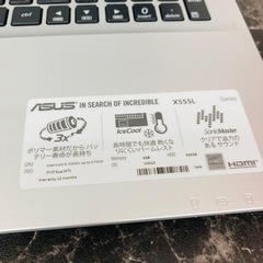 ⭐️PCが安いお店⭐️ASUS ノートパソコン　X555Lの画像