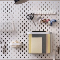 IKEA SKADIS スコーディ
 有孔ボード、ホワイト