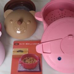 値下げしました　マイヤー電子レンジ圧力鍋、蒸し器2つ