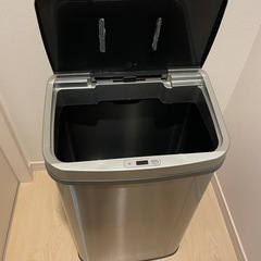 電動式 センサー式 自動 ステンレス製 ゴミ箱 大容量の画像