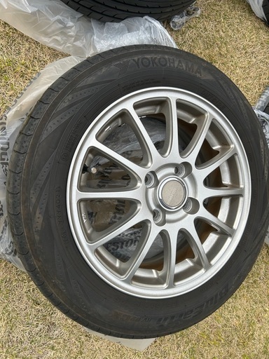 【中古】ＢＳ　ＥＣＯＦＯＲＭＥ　ＳＥ－１２ アルミホイール　１４インチ　４本セット