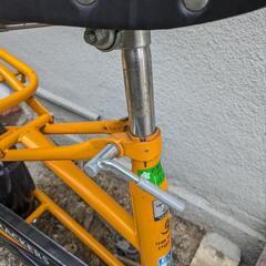 自転車　オシャレ　チャイルドシートもつけれますの画像