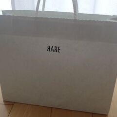 【HARE(ハレ)】紙袋 ショッパー2点の画像