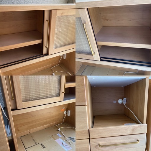 商談中です【無垢】造作食器棚　※配送相談可