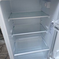 【ジモティー割】ハイセンス 2024年製 124L 2ドア冷凍冷蔵庫（ID860）の画像