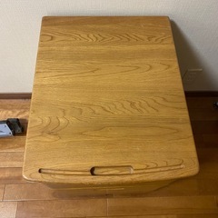 そで机　木製3段の画像