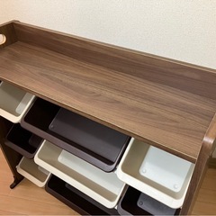 子供　キッズ　収納棚　おもちゃ棚の画像
