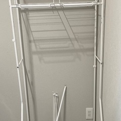 ニトリ　洗濯機ラック　クルス　ピュアホワイト　説明書付きの画像
