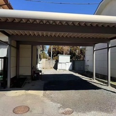 カーポートガレージ(解体お手伝いします、塩尻近郊でしたらお届けも可能