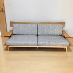 【4/29引取限定】3人掛けソファ　新品未使用クッション
