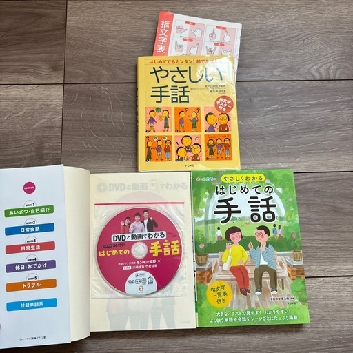 手話 勉強本 (kuru) 竹橋の語学、辞書の中古あげます・譲ります