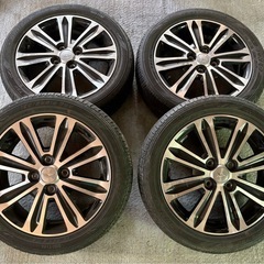 165/55R15 ダイハツ純正タイヤホイールセット4本 2021年製