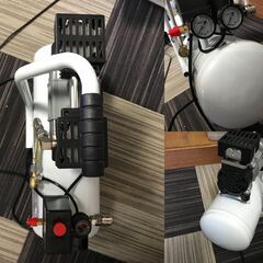 【ジャンク】高儀(Takagi) 静音オイルレス エアーコンプレッサー 13L ACP-13Bの画像