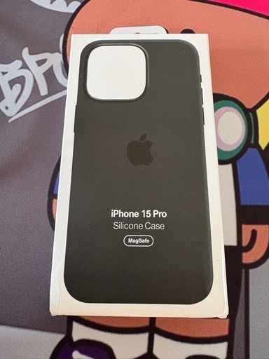 Apple純正iPhone15proシリコンケース midnightBlack (まま) 白塚 Apple純正iPhone15proシリコンケース midnightBlack (まま) 白塚