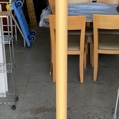 ハンガーラック 木目調 金属 衣紋掛け 収納家具 0419-04の画像