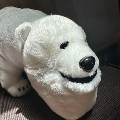 【お取引中】シャクレルBIGぬいぐるみ　シャクレルシロクマ の画像