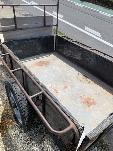 荷台 二輪車 貨物 耕運機用 165x100 引取り 