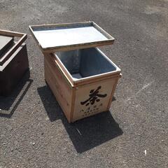 年代物　茶箱　状態よし。
