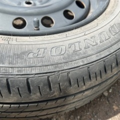 夏タイヤ　165/65 R14  4本　鉄ホイール　ダイハツの画像