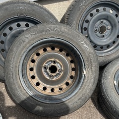 夏タイヤ　165/65 R14  4本　鉄ホイール　ダイハツの画像