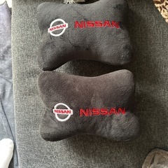 日産マーク　車用ヘッドレストクッション　