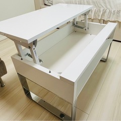 【美品】ディノス リビングテーブル A1351-1 W023 ナチュラルモダンなデザインの画像