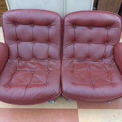 ★ジモティー割引有★ 2Pソファ レッド 中古品