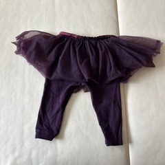 6〜9month  チュニック　スカート　パープル　紫の画像