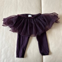 6〜9month  チュニック　スカート　パープル　紫