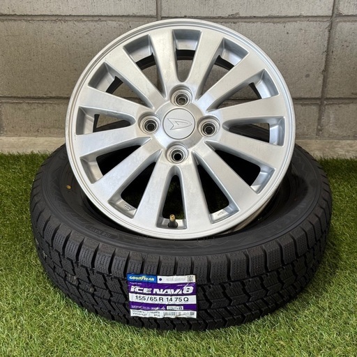 値上がり前に　軽自動車スタッドレス　155/65R14  4本セット　ホイールセット　工賃・廃タイヤ処分料・消費税込み価格
