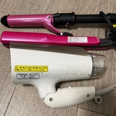 中古　ヘアアイロン、コテ、ドライヤーの画像