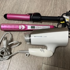 中古　ヘアアイロン、コテ、ドライヤー
