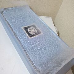 新品未使用　京都たち吉 氷で作ったような　長角皿 ガラス皿　18...
