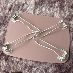 【5/2迄】美品　ローテーブル　折りたたみテーブル　ピンク