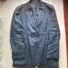 紳士　麻ジャケットの画像
