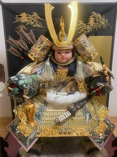 今ならほぼ即納！ 超美品五月人形出世大将子供の日鎧 (chim) 河内磐船の五月人形の 子どもの日