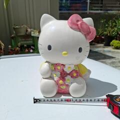 ⏹️大型陶器製ハローキティ貯金箱の画像