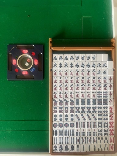 全自動麻雀卓 牌・点棒付き 全自動 麻雀牌セット 点棒付