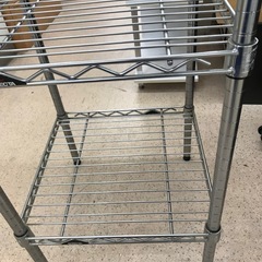【ジャングルジャングル岩出店】【A649】メタルラック　幅45×奥行45×高さ101㎝の画像