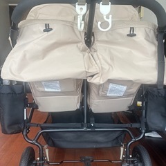 値下げ中！！美品✨エアバギー　ココダブル　ベビーカーの画像
