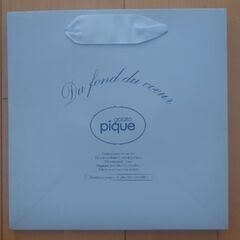 【gelato pique(ジェラートピケ)】紙袋・新品　ショッパーの画像