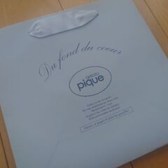 【gelato pique(ジェラートピケ)】紙袋・新品　ショッパーの画像