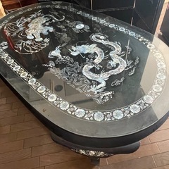 テーブル・衝立(屏風)セットの画像
